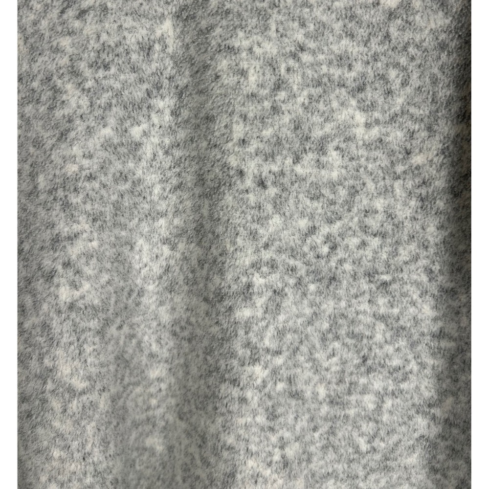 Catalina Womens Quarter Zip Fleece Pullover Tusk Gray Marled Size‎ Large L 12-14 - Picture 7 of 8